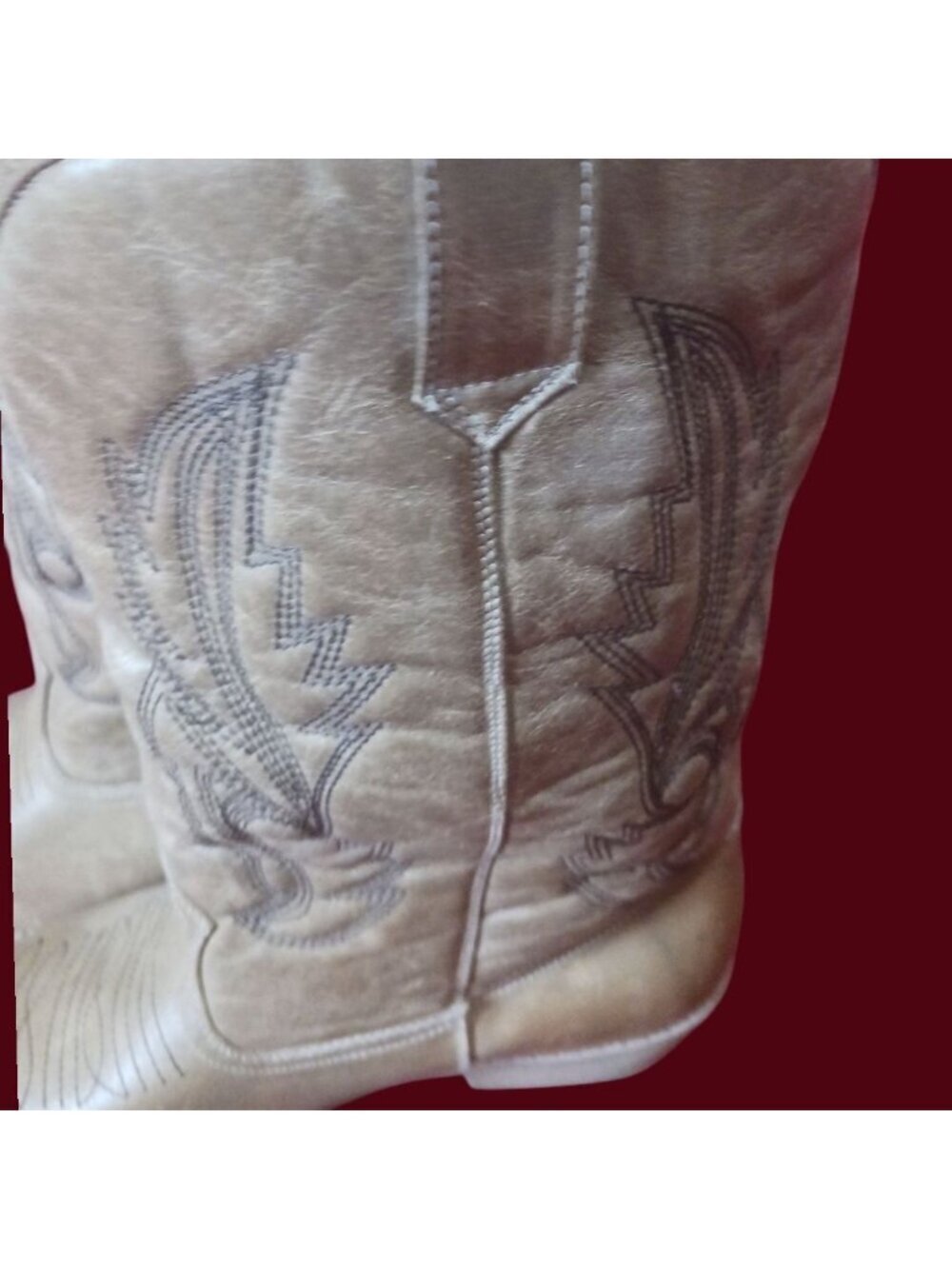 Coconuts Western Stitching Style Leather Cowboy Boots Women’s Size 11M - Picture 10 of 14